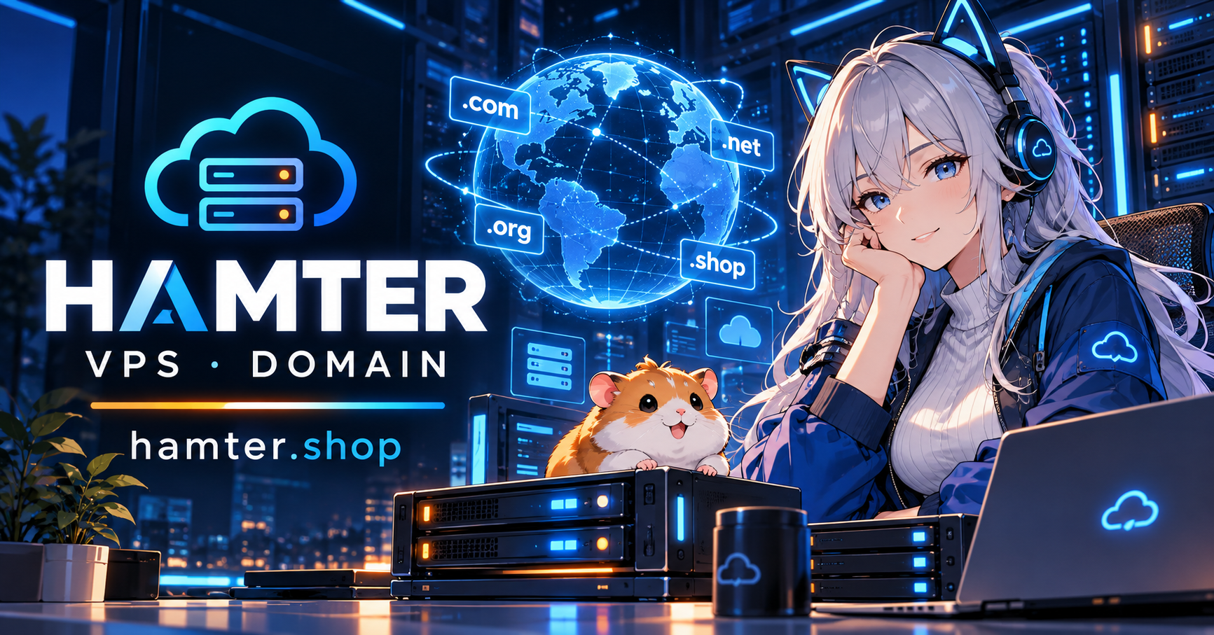 Hamter — VPS và tên miền